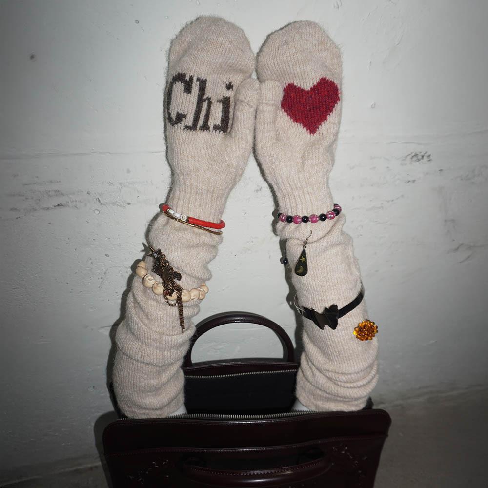 [25%쿠폰]Wool Warmer Gloves Cream
