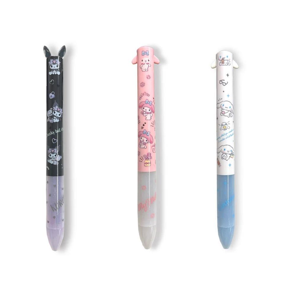 산리오 미미 mimi 2p 볼펜 - 마이멜로디 쿠로미 시나모롤