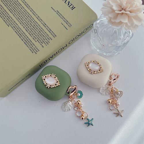 버즈라이브케이스+바다조개키링/버즈2케이스/버즈프로