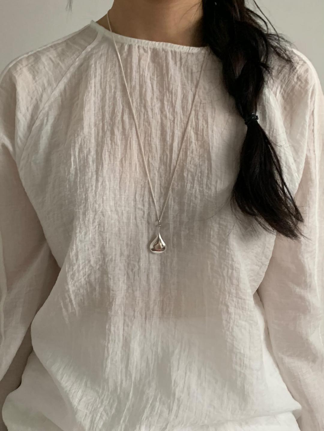 [Au lait made] Waterdrop necklace