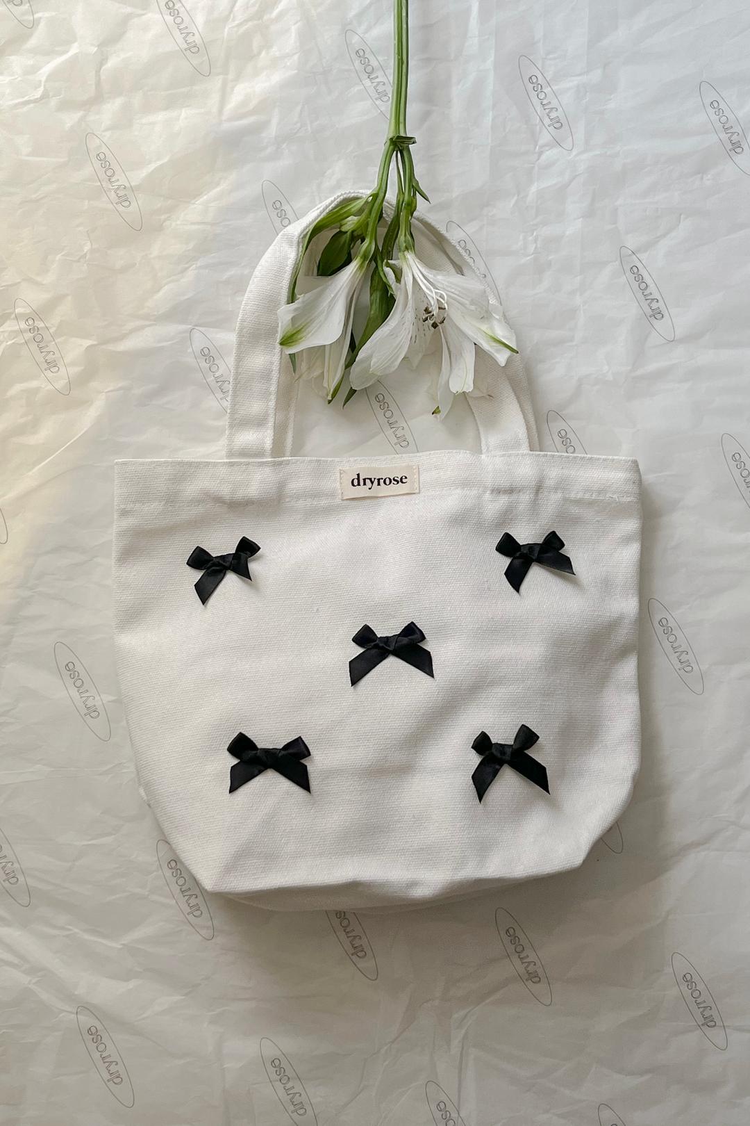 RIBBON MINI ECO BAG (3COLORS!)
