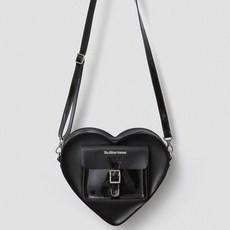 Dr.Martens HEART SHAPED LEATHER BACKPACK BLACK KIEV+ PATENT LAMPER+SMOOTH / AC807033