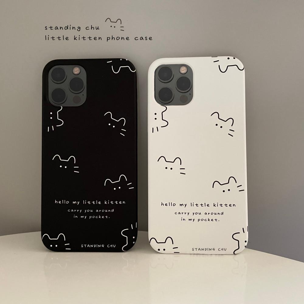 [Jelly & Hard & Card] standing chu little kitten phone case