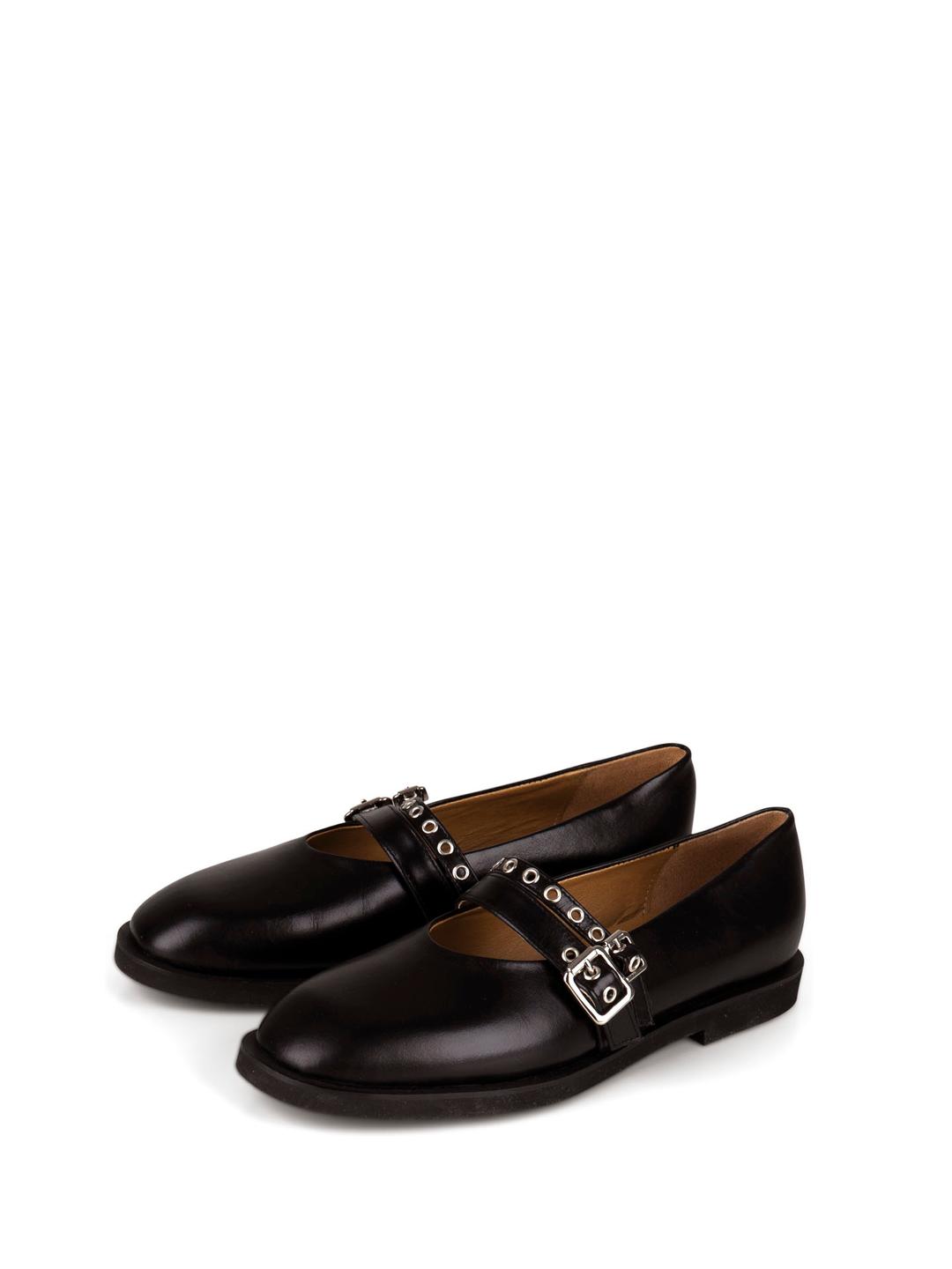 BUCKLE LOAFERS [ BLACK ]