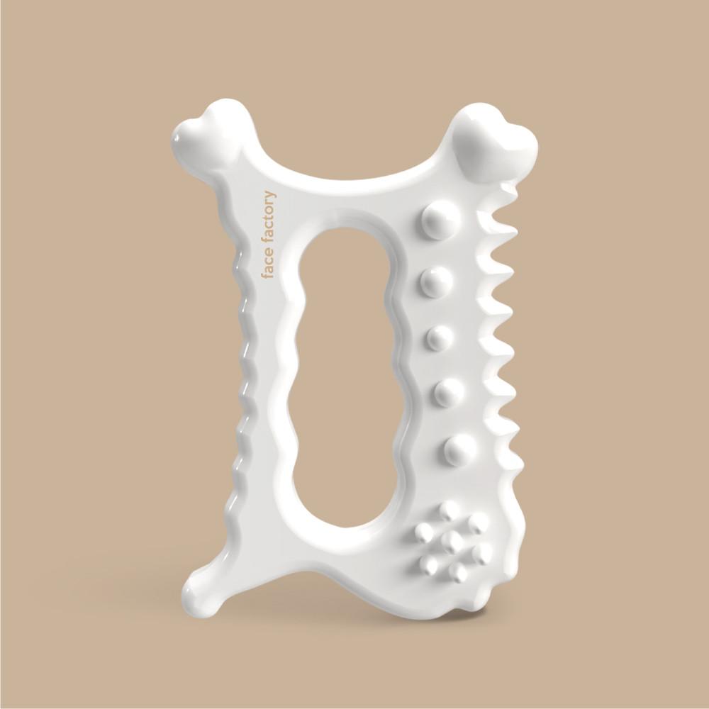 세라믹 괄사 림프순환 마사지 얼굴붓기 아이키 디톡 도자기 마사지기 페이스팩토리 큐비스트