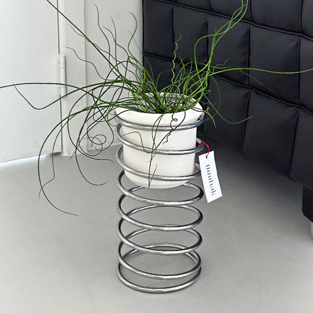 일일미학 스프링 화분 미드센츄리 인테리어 소품 힙팟 화분 스탠드 스몰