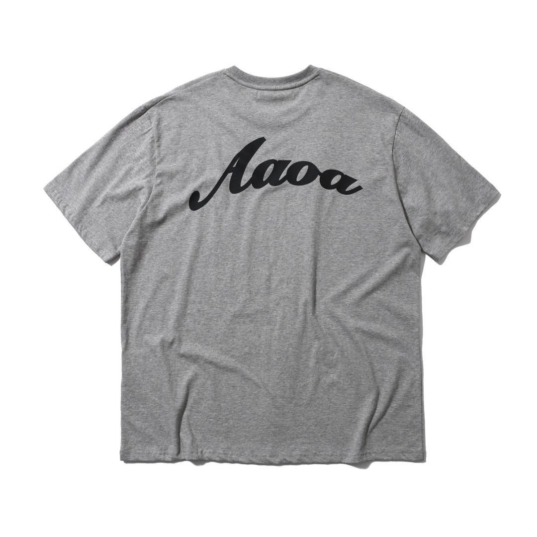 [AAOA] Aaoa LOGO TEE melange grey