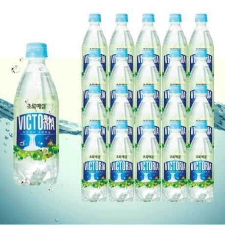 [19,000원]빅토리아 탄산수 초록매실 500ml 20페트 한박스