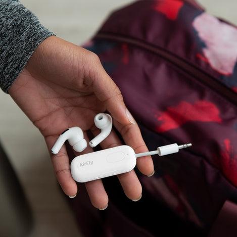 에어 플라이 프로 Airfly Pro 블루투스 리시버 동글 차량 AUX 비행기 포탈