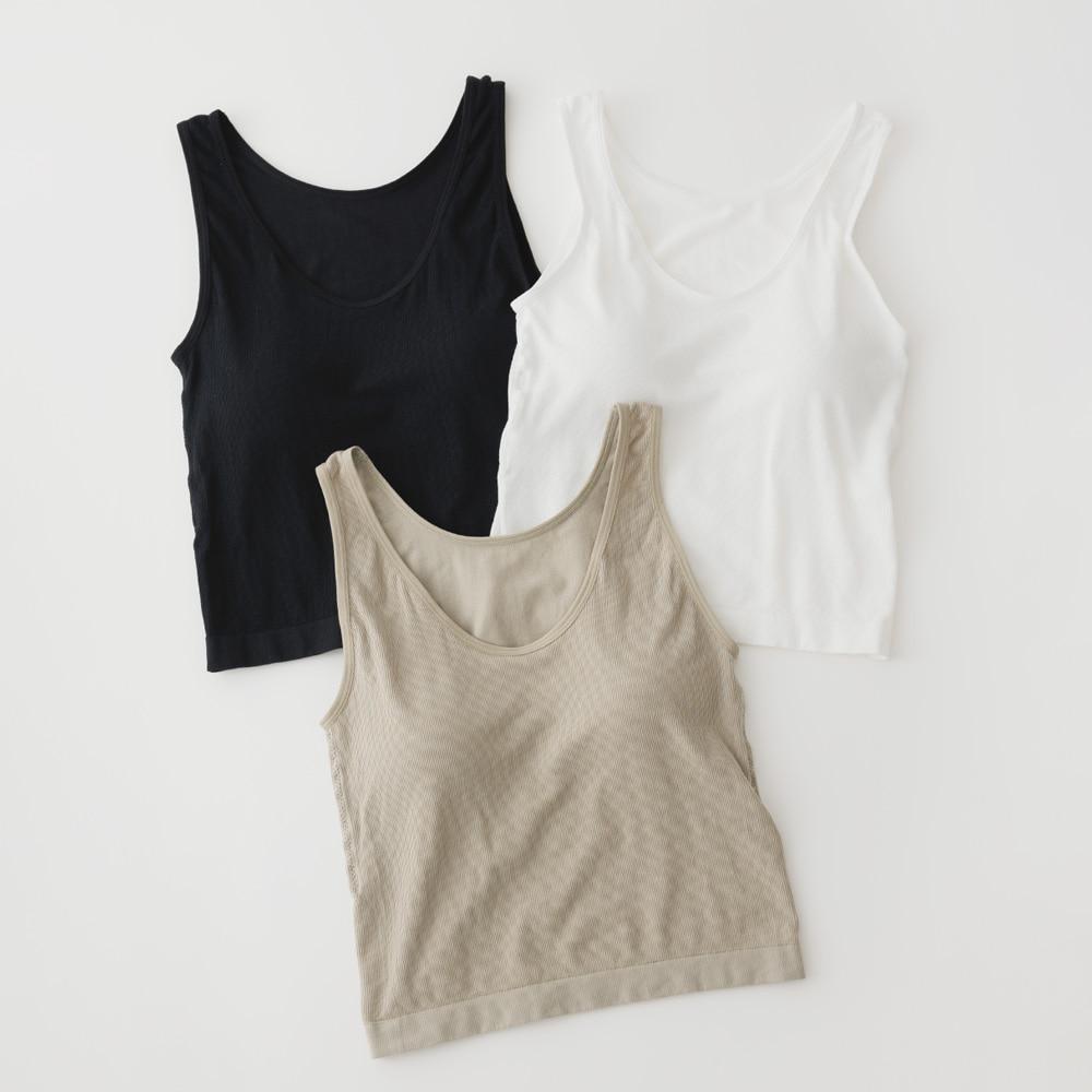 캡 내장 골지 레이어드 이너 나시 수면브라