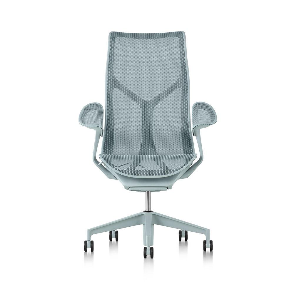 코즘 체어, 하이백, 리프 암 USA (글레이셔+O2R바퀴)