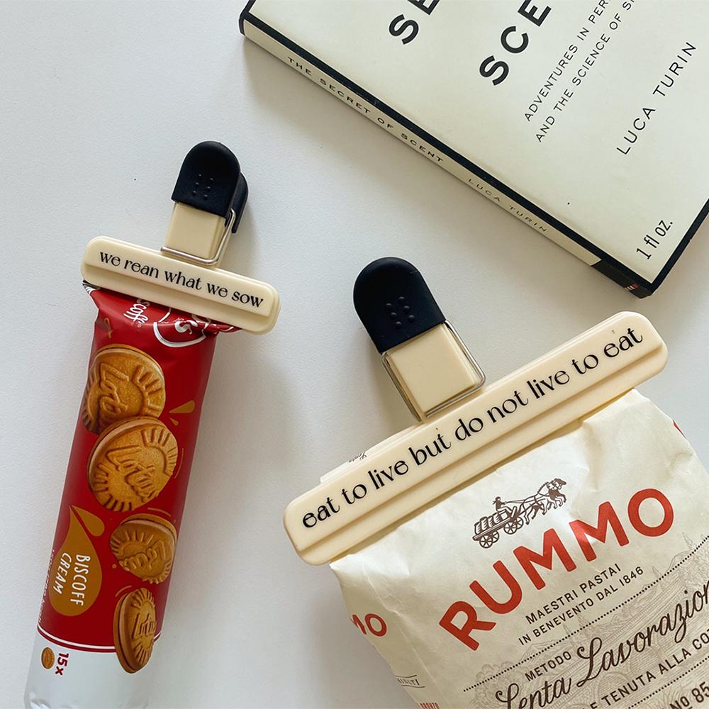 버터 레터링 밀봉집게 다용도집게 과자집게