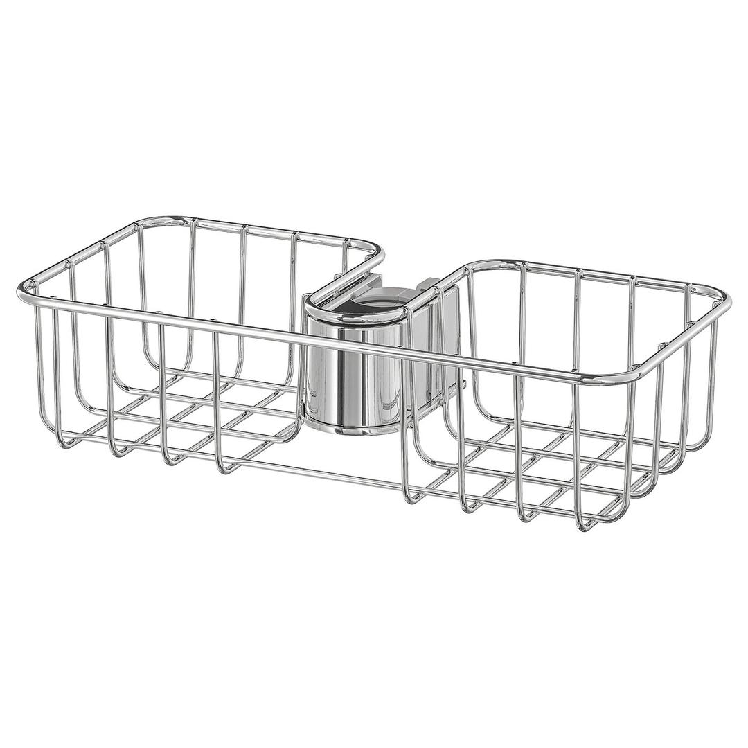 VOXNAN Étagère douche - chromé 25x6 cm