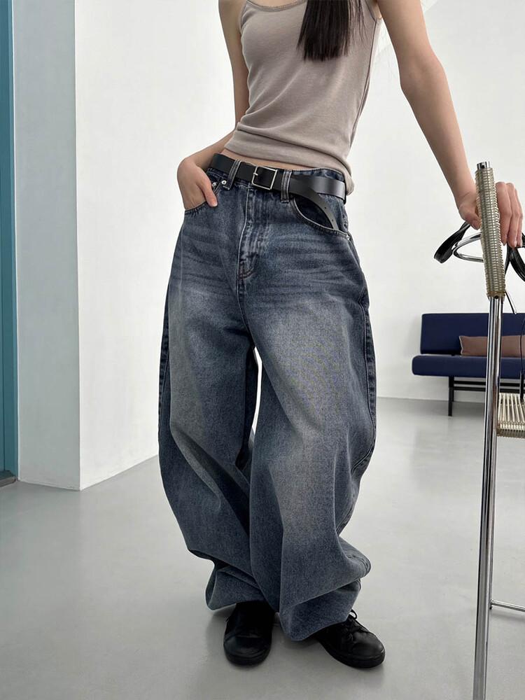 사토미라디오 Low balloon classic jeans
