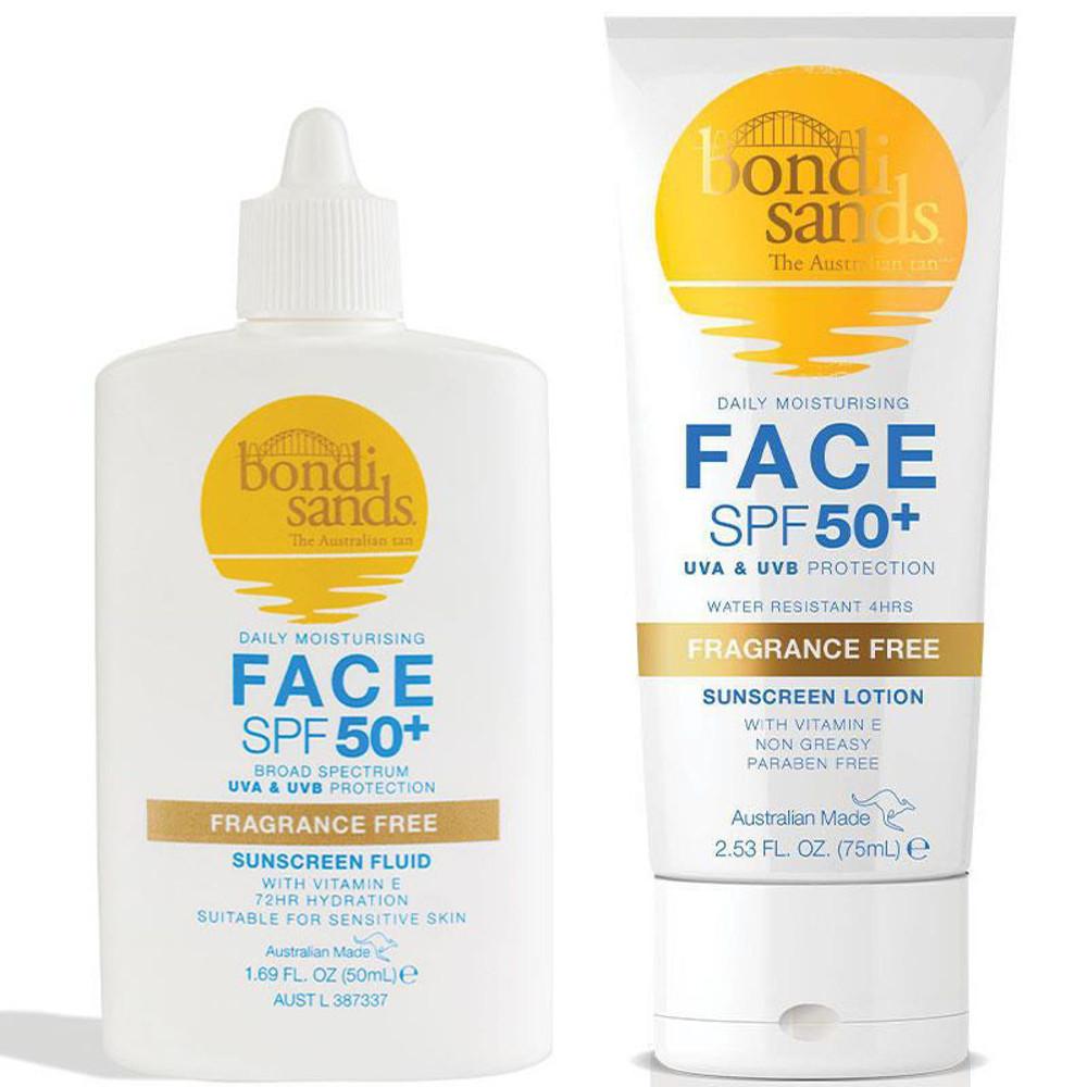 호주 본다이샌즈 데일리 모이스처라이징 페이스 SPF 50+ 선크림 로션 무향 75ml