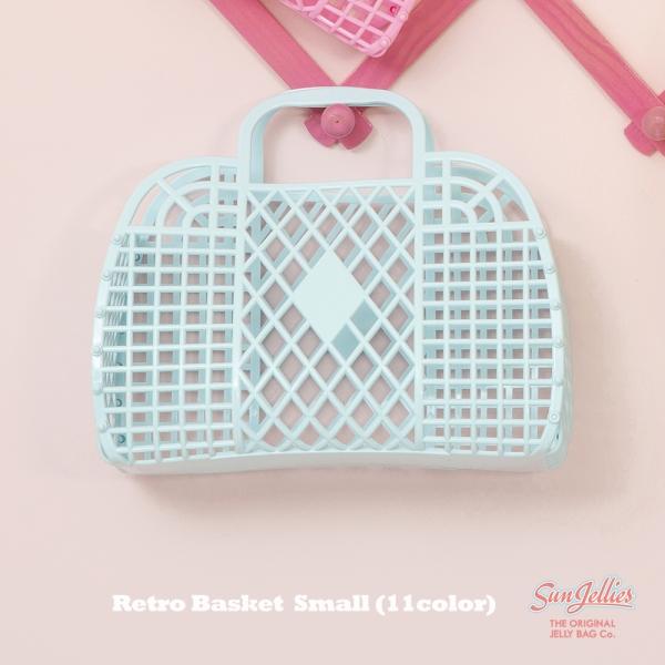 [Sunjellies] 선젤리백 영국직수입 레트로 젤리가방 Retro Basket Small (11 color)