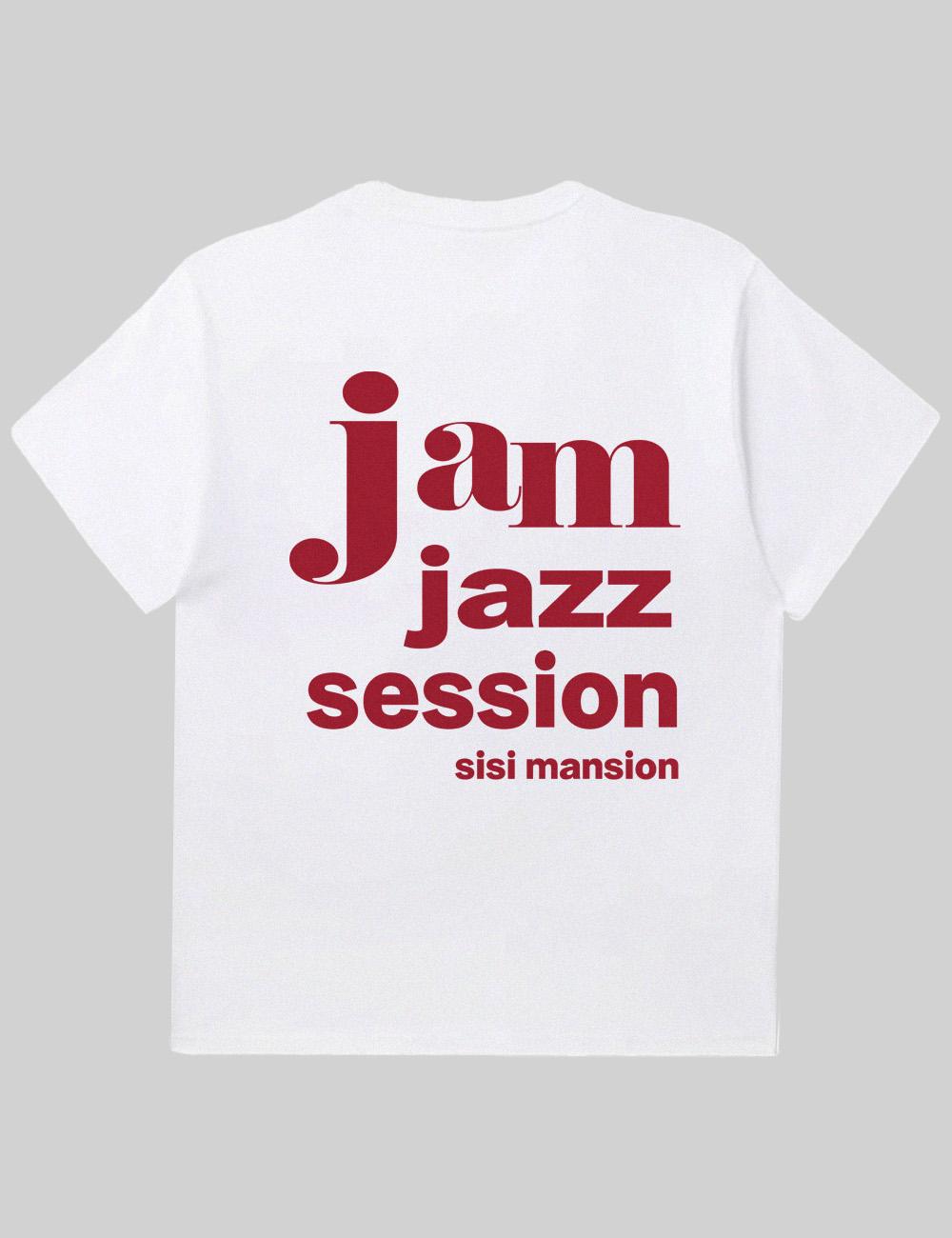 jam jazz session T-shirt (red)