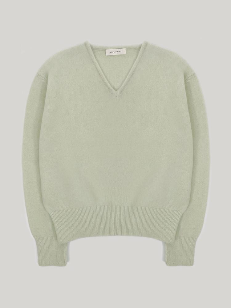 [ 4TH RESTOCK ] GEELONG WOOL V-NECK KNIT - MELON