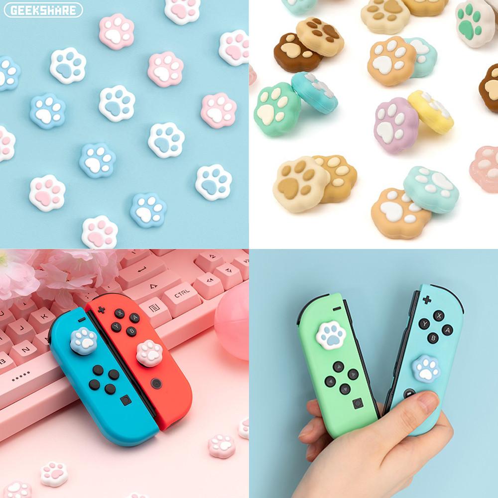 냥발 코튼캔디 닌텐도 스위치 OLED 조이콘 스틱커버 악세사리 긱쉐어