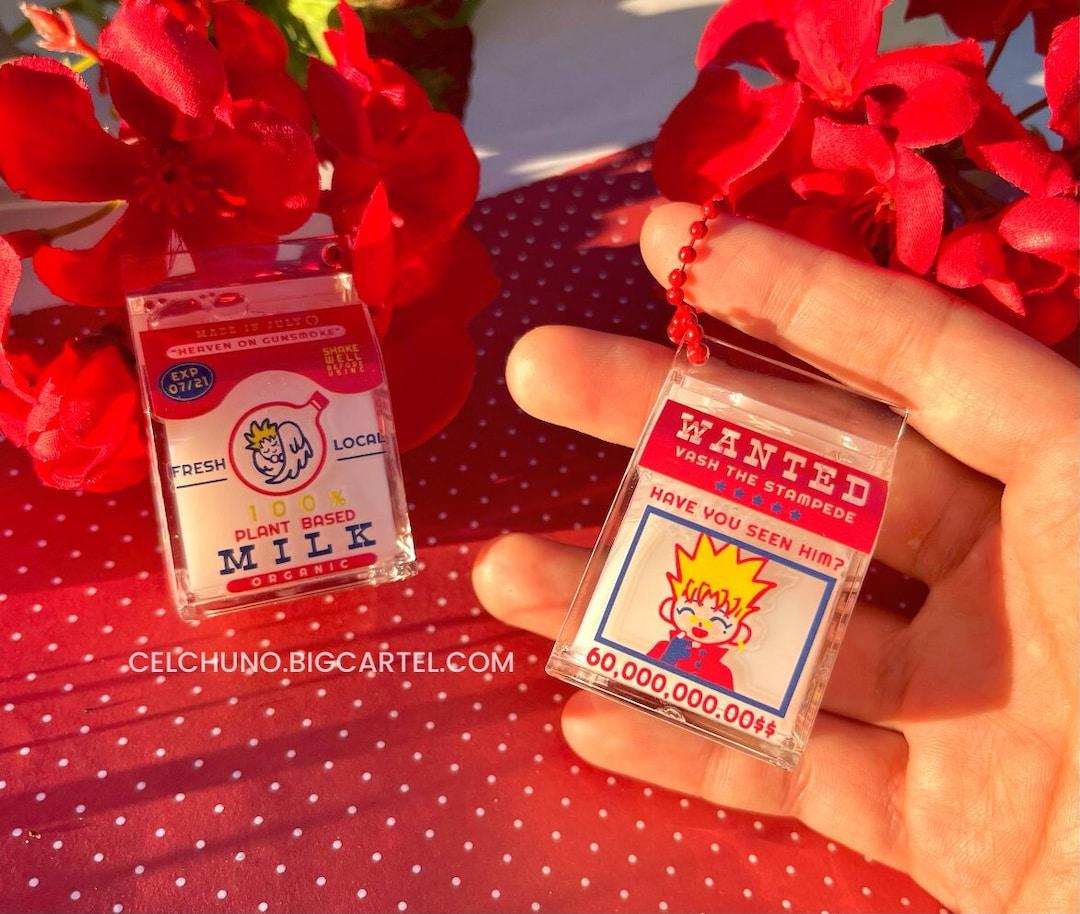 TRIGUN Plant Milk Carton Liquid Shaker Charm