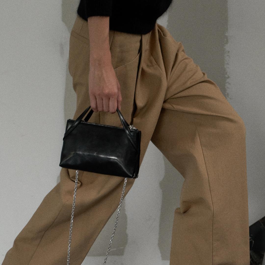 MINI DOUBLE BAG (black)