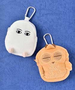 ぽちゃ古代カラビナ付きミニポーチ