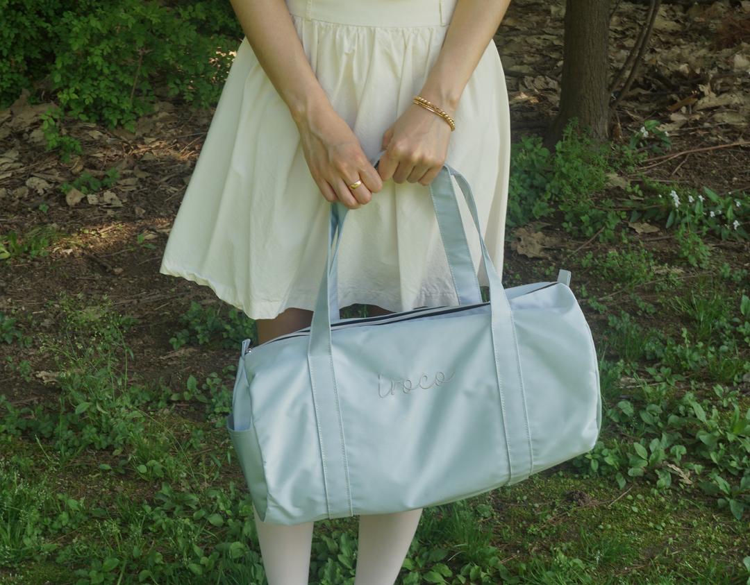 iroco logo duffle bag / 이로코 로고 더플백_ baby blue