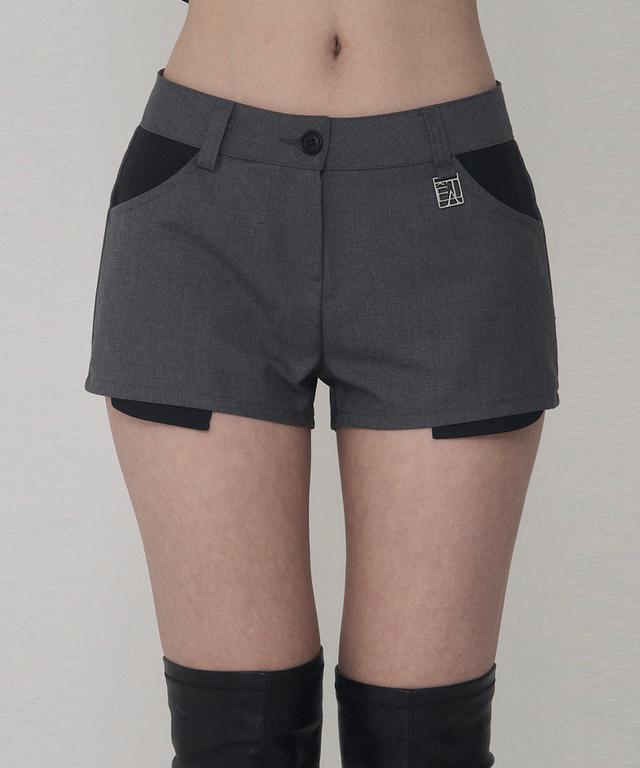 폴리수엠 FLOWER LACE DOLPHIN SHORTS, WHITE - 위시버킷