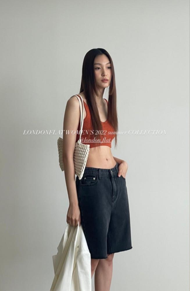 (중청s m / 흑청m 당일배송) 런던플랏 컷 5부 데님 팬츠(흑청,중청)