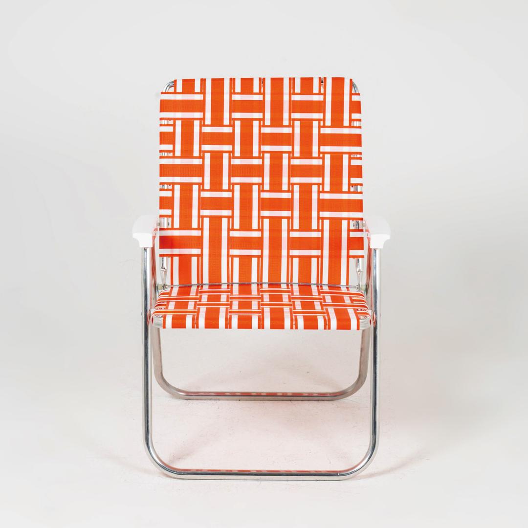 [Lawn Chair USA] 론체어 매그넘 Orange & White MUW2727