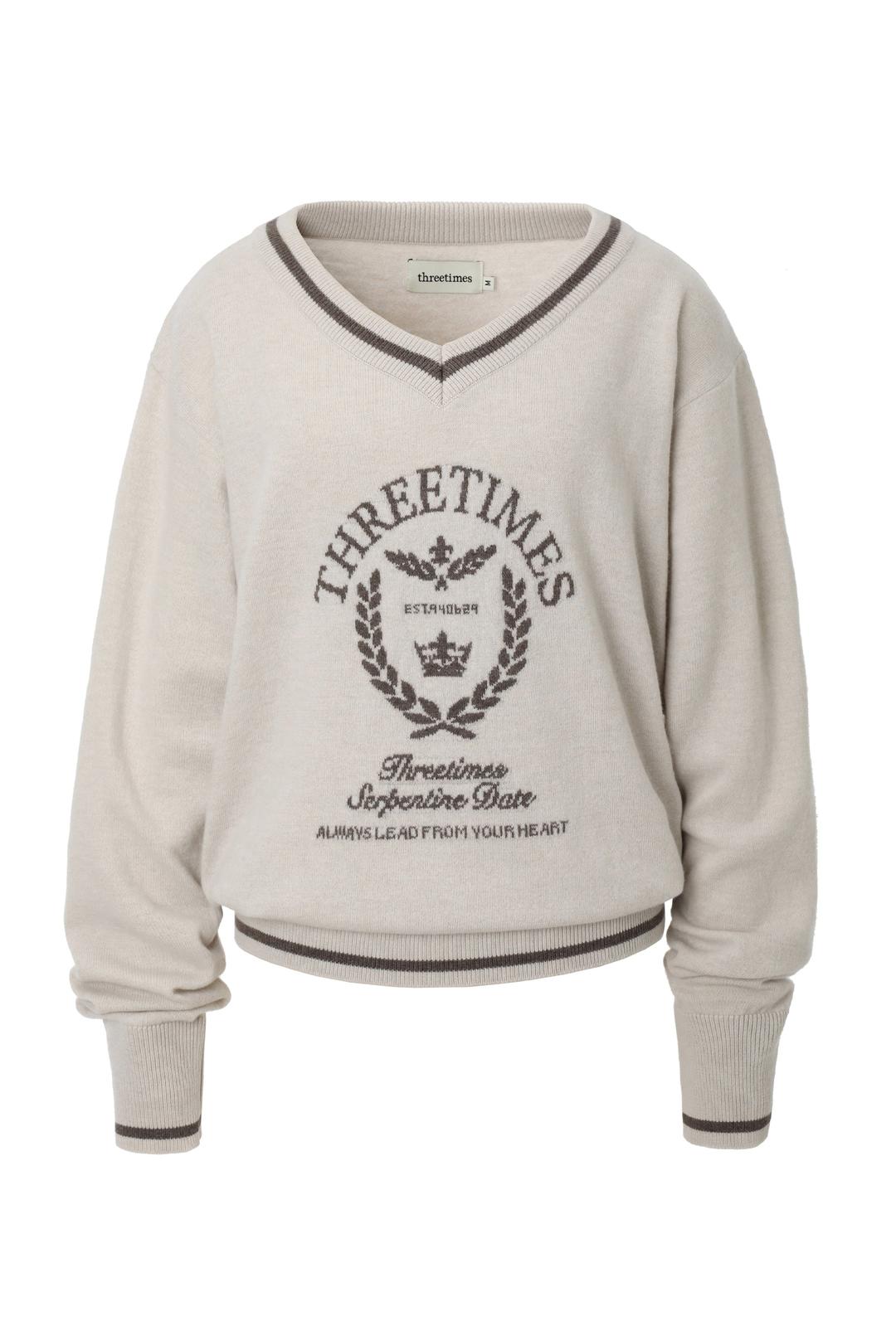 Isabel emblem knit top