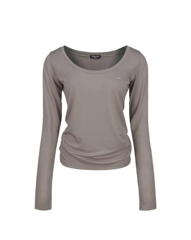 [MAGOREN SEOUL] [유튜버 PICK] Metal triclipse loose fit long sleeve mocha