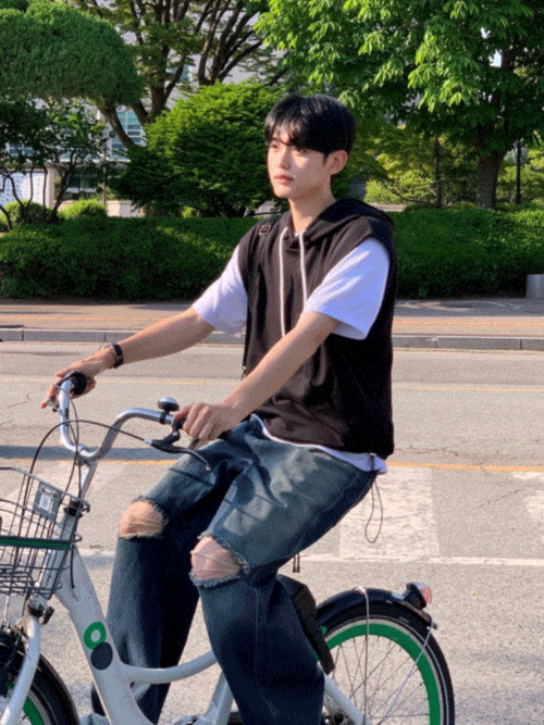 [1300장 돌파 / 어깡핏] 데일리 후드 조끼