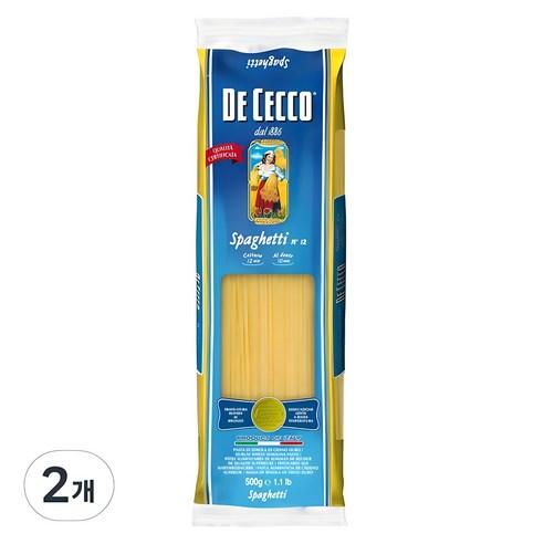 데체코 스파게티, 500g, 2개 - 스파게티/파스타 | 쿠팡