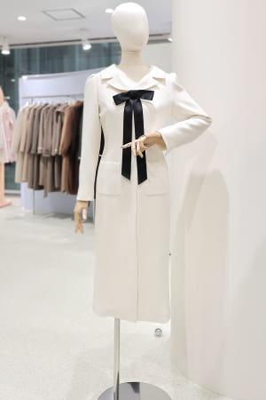 이런 상품 어때요? [JJ지고트] 26S/S(봄) 리본 오픈 카라 H라인 원피스 (GS2A0OP111)