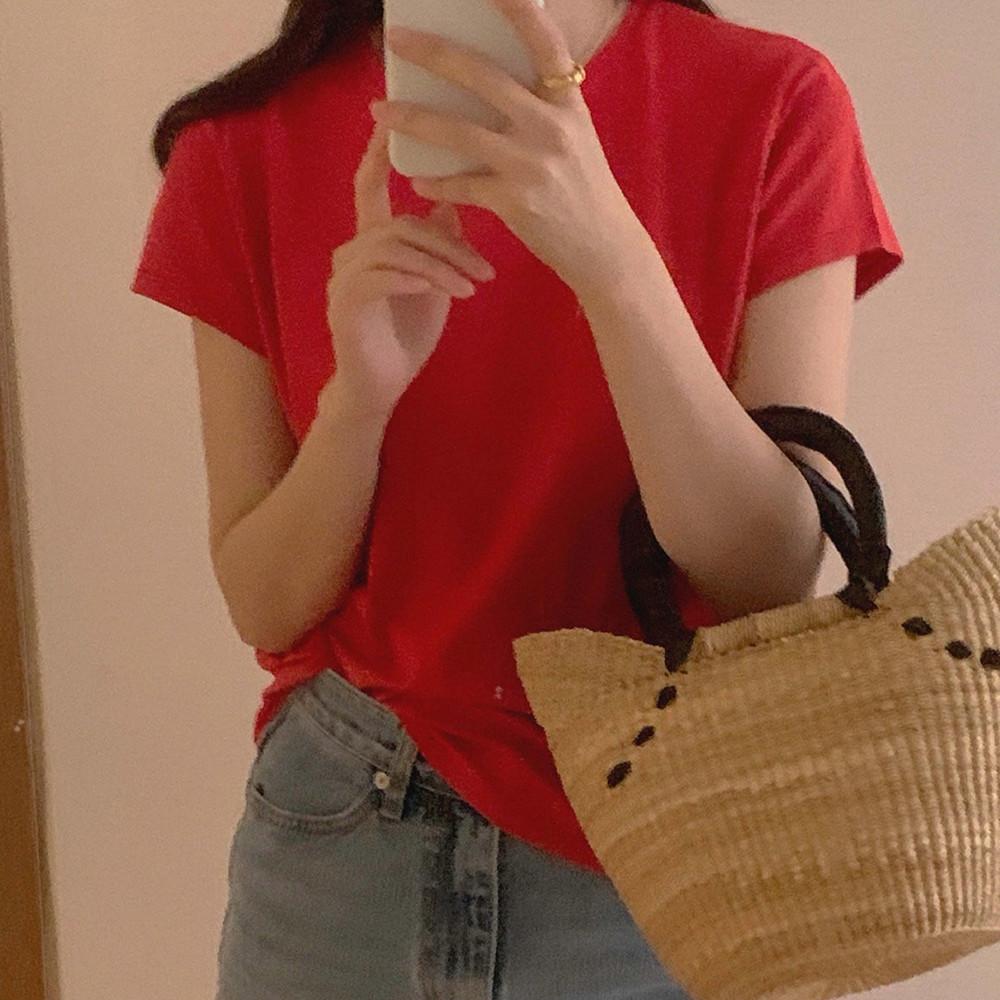 [플레인에떼]리브레 커브 티셔츠 (5 color)