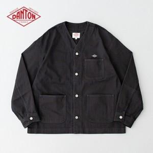 단톤 DANTON 코튼 카츠라기 노카라 블루종 남성 자켓 DT-A0671 SFK