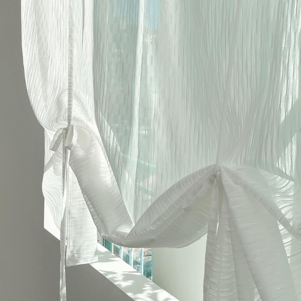 [8차 리오더] 프렌치 리플 스트라이프 롤업 커튼