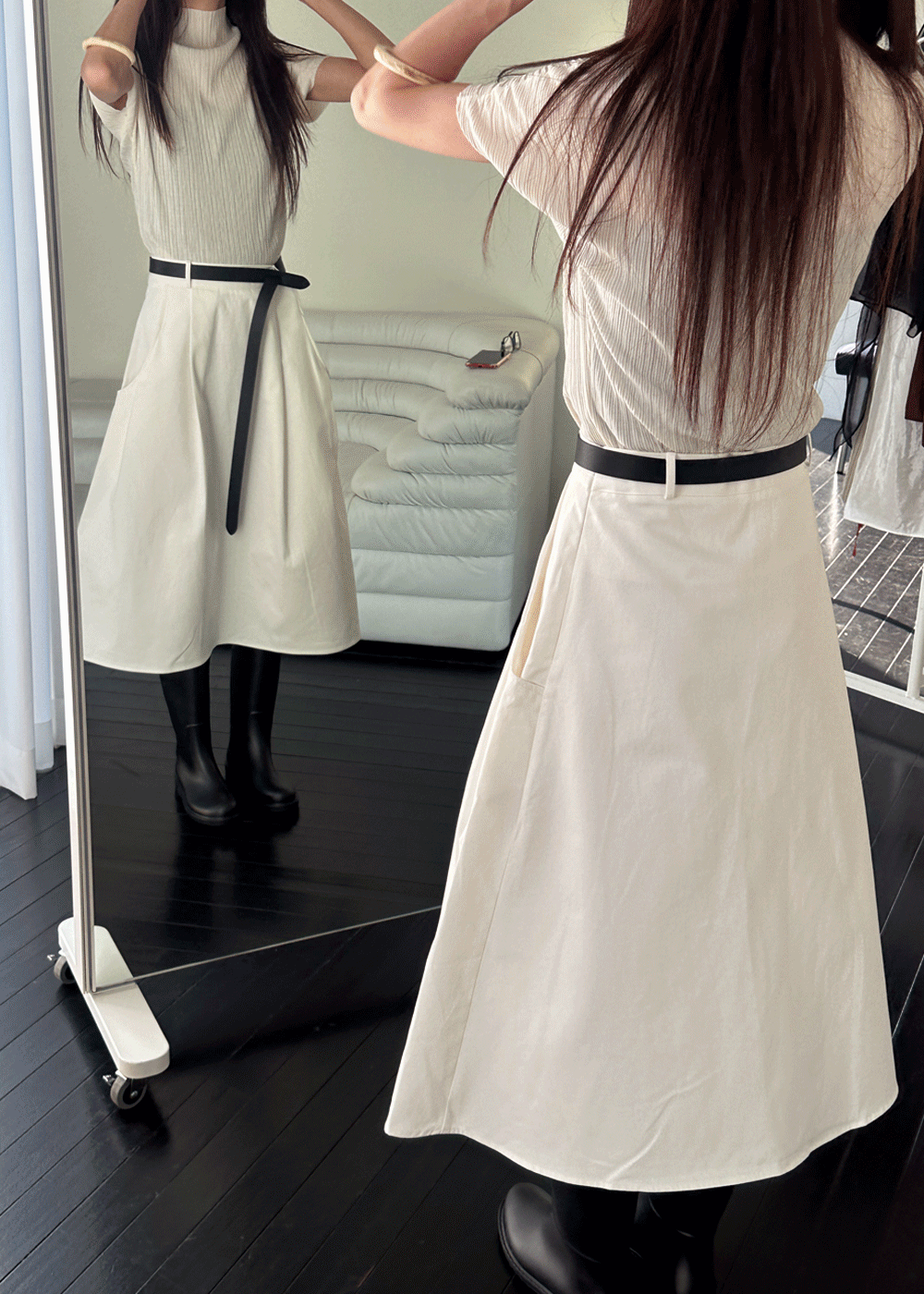 Ralph flare skirt