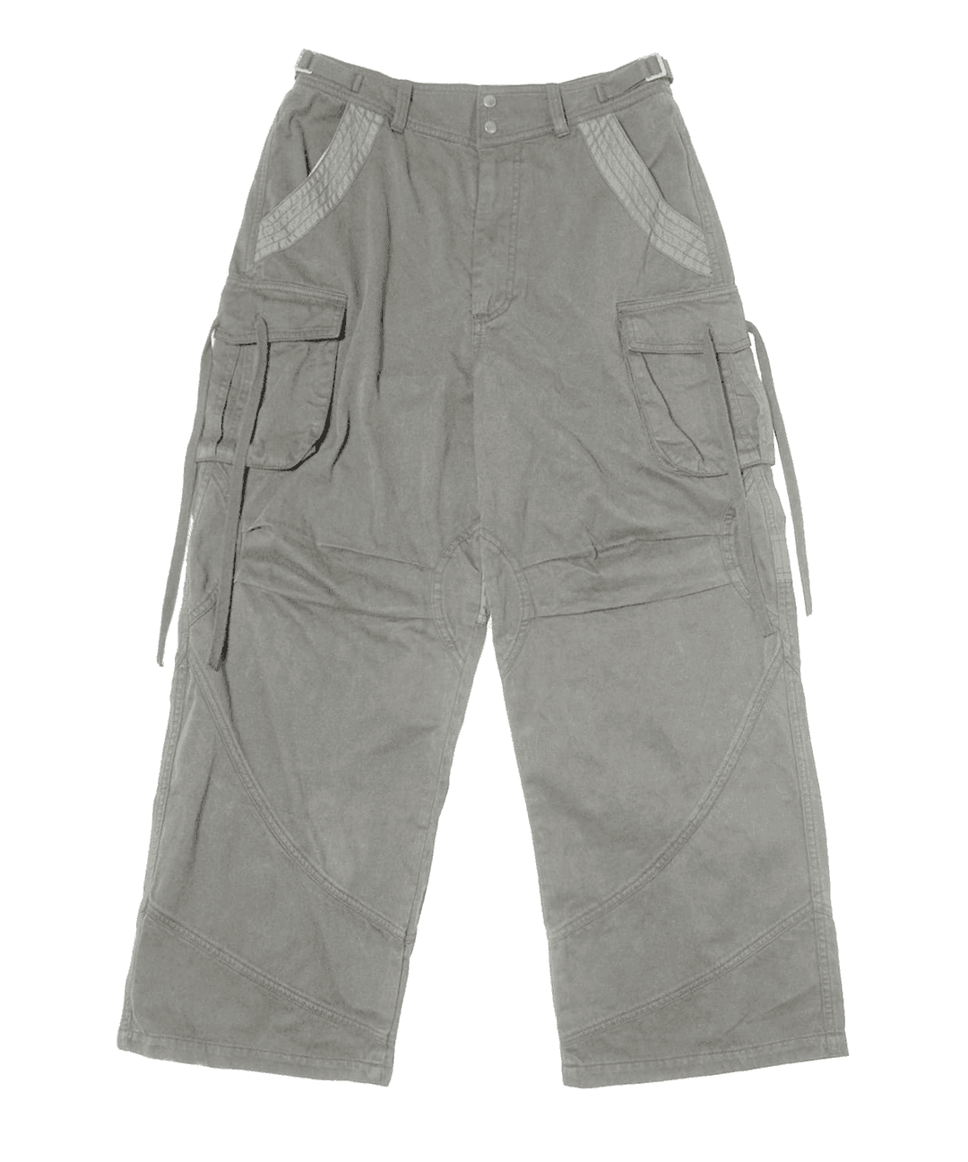 WASHED POCKET PANTS GREY
