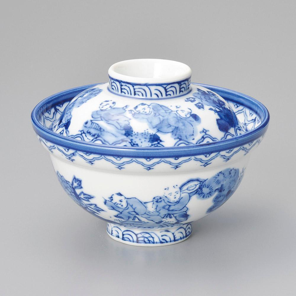 42618-549 / 가라코 뚜껑 그릇 / 15.5×11.5㎝ /  일본그릇