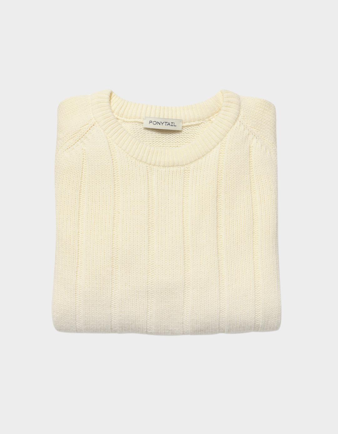 Jeanne's Boyfriend Sweater (CREAM)