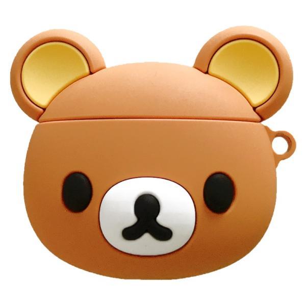 리락쿠마 에어팟 케이스 이어폰 커버 실리콘 곰돌이