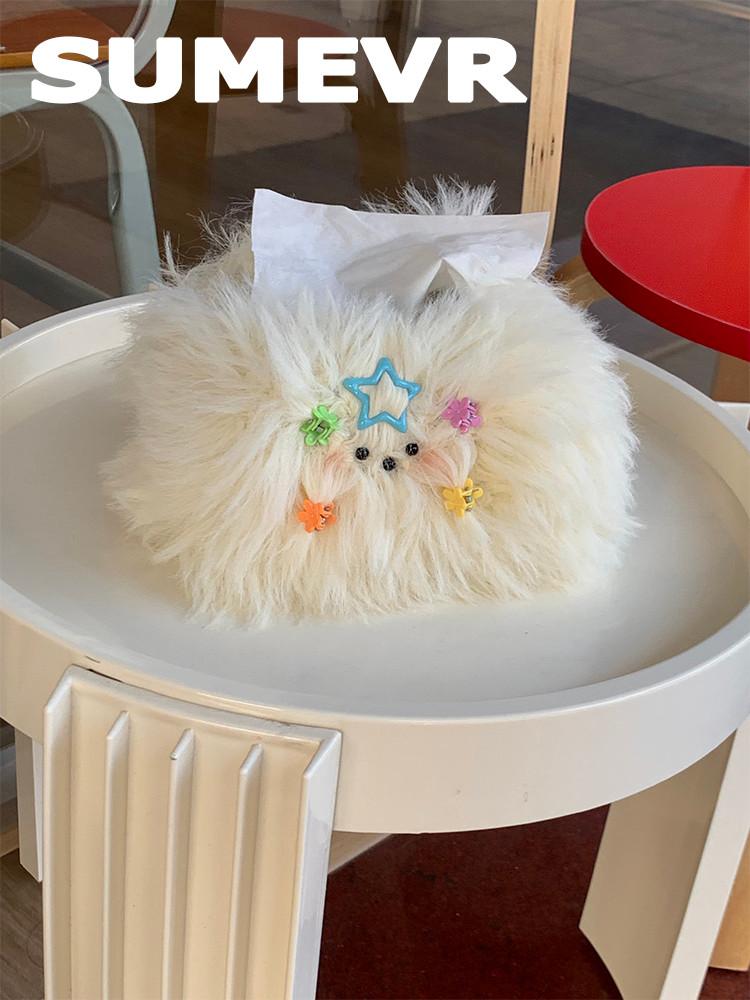 라데리브 Doggy Tissue Box 귀여운 Y2K 휴지커버  (4 color)