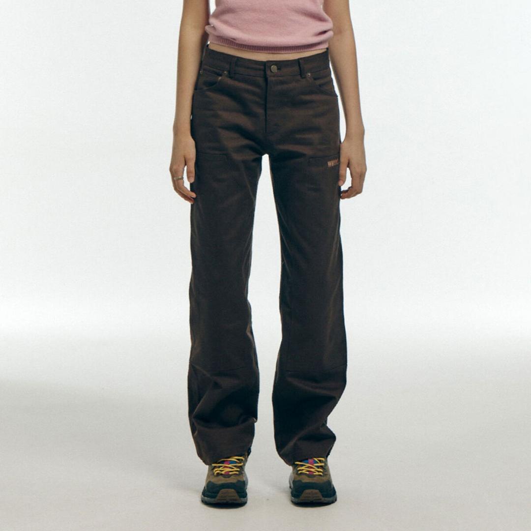 work pants - brown