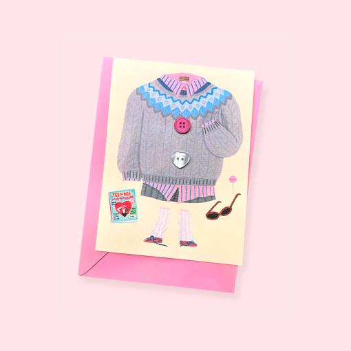 [어레터프롬] 하이틴 단추카드