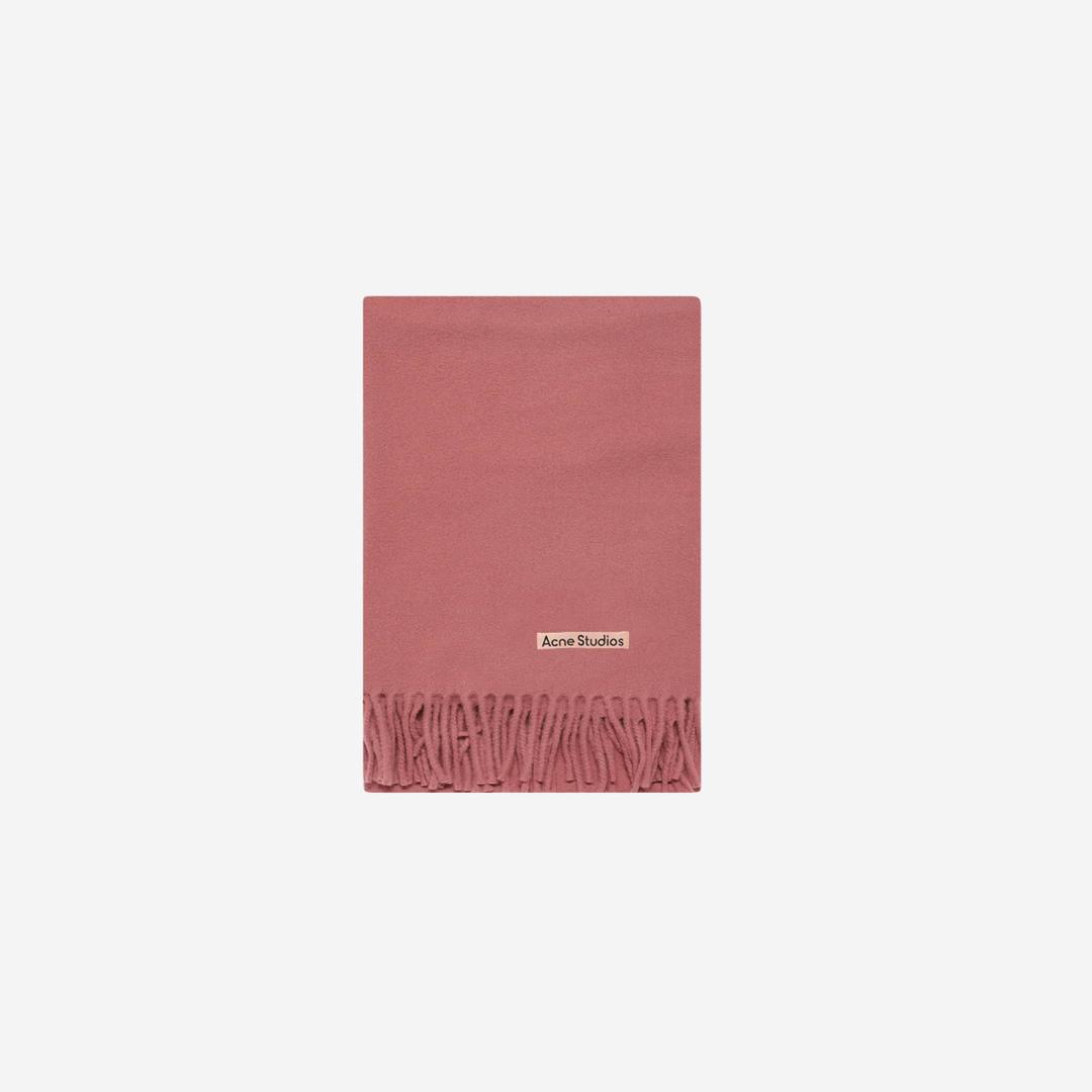 Acne Studios Canada Narrow New Wool Scarf Raspberry Pink