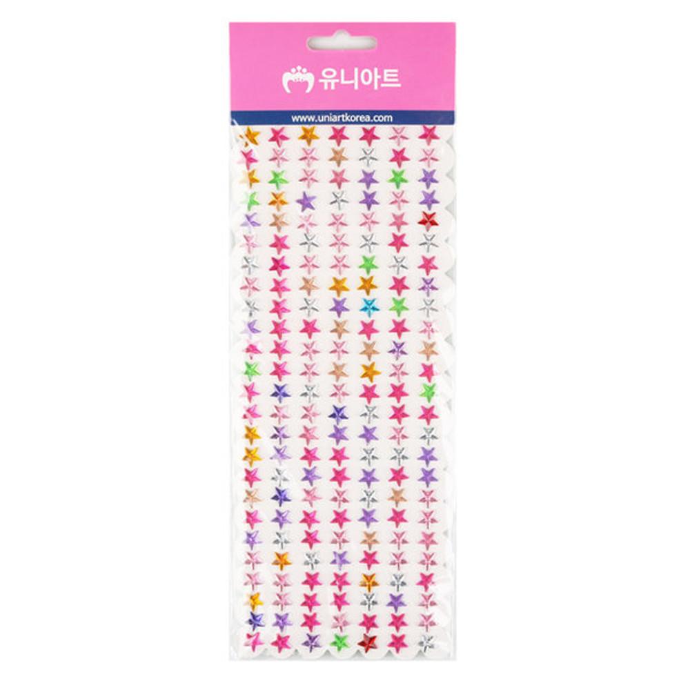 유니아트 비즈스티커 19번 큐빅 보석 데코 리폼