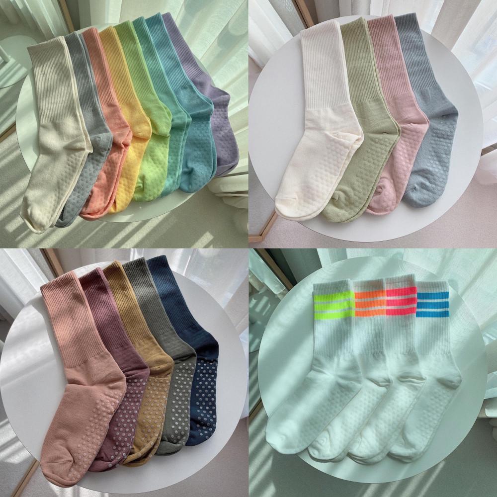 [필라테스양말-롤삭스] 봄봄 팔레트 롱삭스 18color 요가니삭스 필라테스니삭스