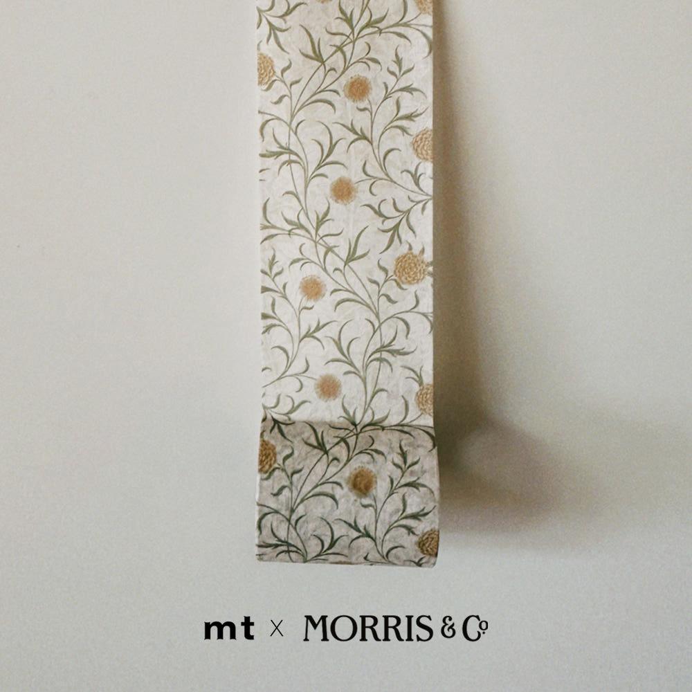 MT X 윌리엄 모리스 Scroll and Flower 마스킹 테이프